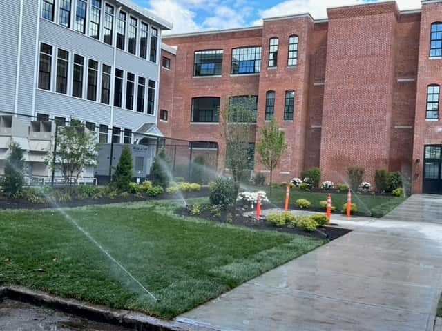 Commercial Landscape Design - example of completed landscaping project