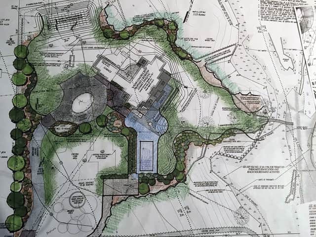 Landscape design proposal by Michael Kondracki of Michael William Associates