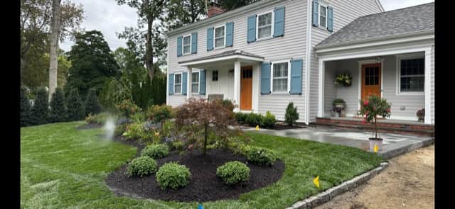 Front Yard Landscaping & Driveway Masonry — photo 3